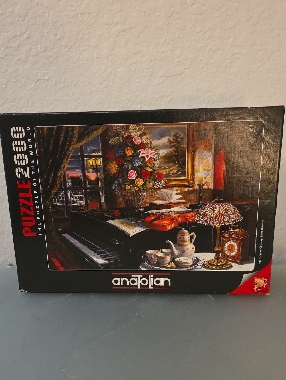 Anatolian 2000 Piece Jigsaw Puzzle - Piano Still Life - Black